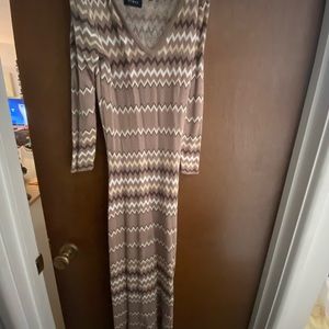 Brown sweater dress “press dress” brand